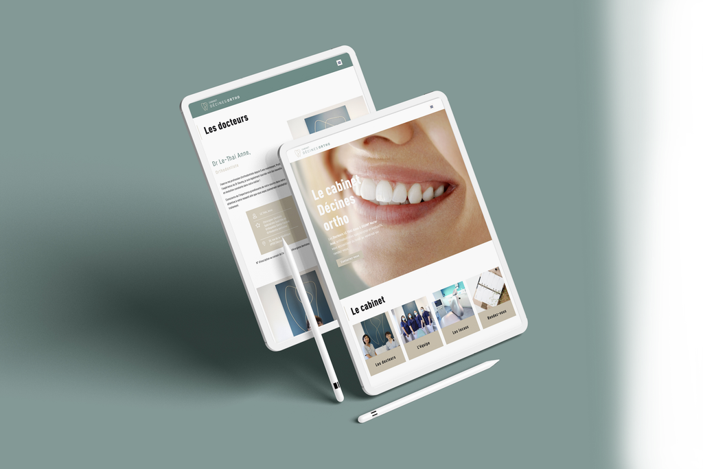 Exemple de site vitrine : Décines Ortho, Orthodontiste à Décines près de Lyon