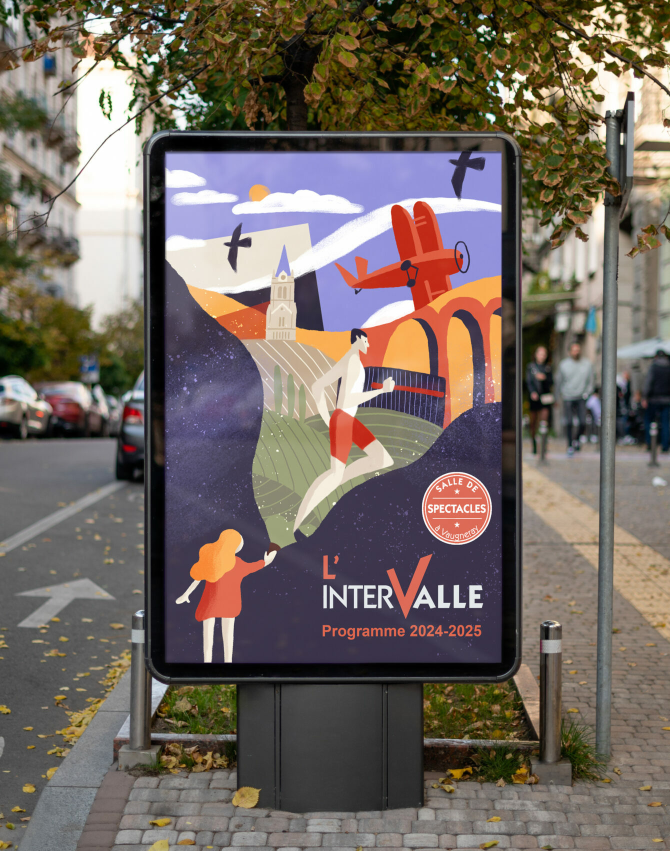 Création d'affiche salle de spectacle ouest Lyonnais